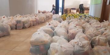 Entrega de alimentos