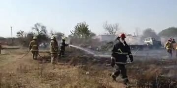 Incendio en el Oeste de la ciudad