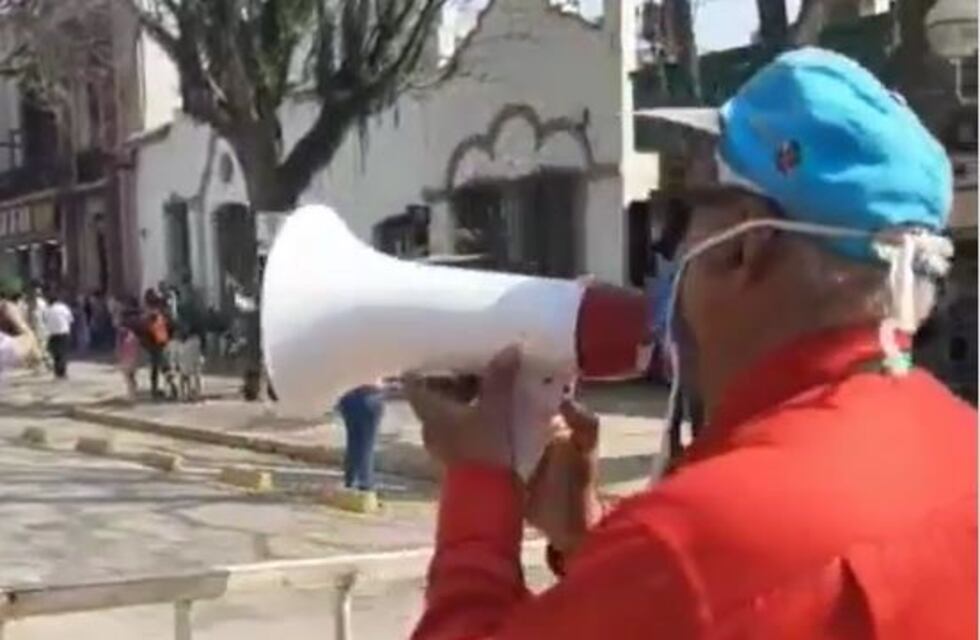 Llamativa forma de concientizar en el centro de Tafí Viejo