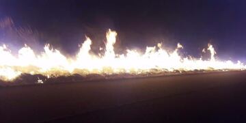 Incendio forestal en La Florida y Riocito\u002E