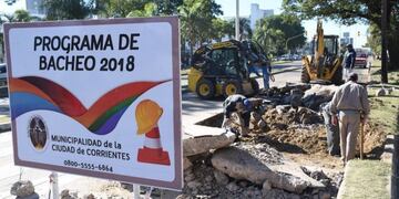 Imagen archivo\u002E Programa de Bacheo 2018 de la Municipalidad de Corrientes\u002E