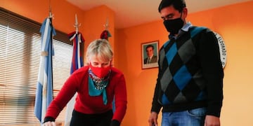 La capacitación fue acordada por Martínez y Risko\u002E