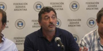 Omar Príncipe, titular de Federación Agraria Argentina criticó las medidas anunciadas por Nicolás Dujovne\u002E (Archivo)