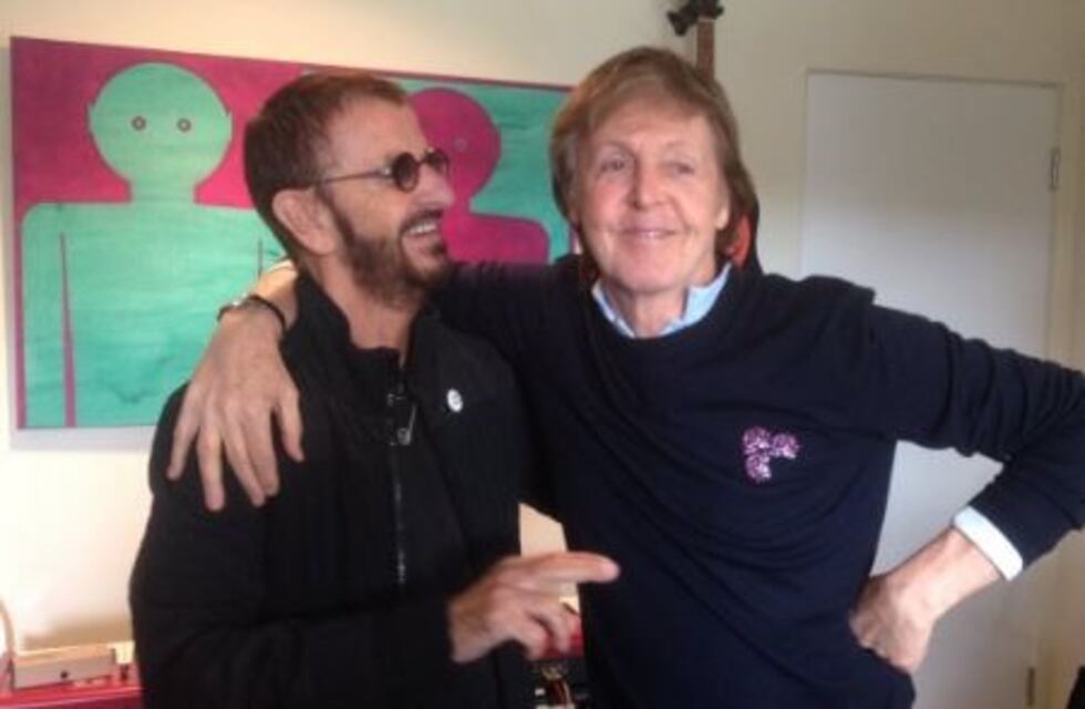Paul McCartney y Ringo Starr volvieron a grabar juntos