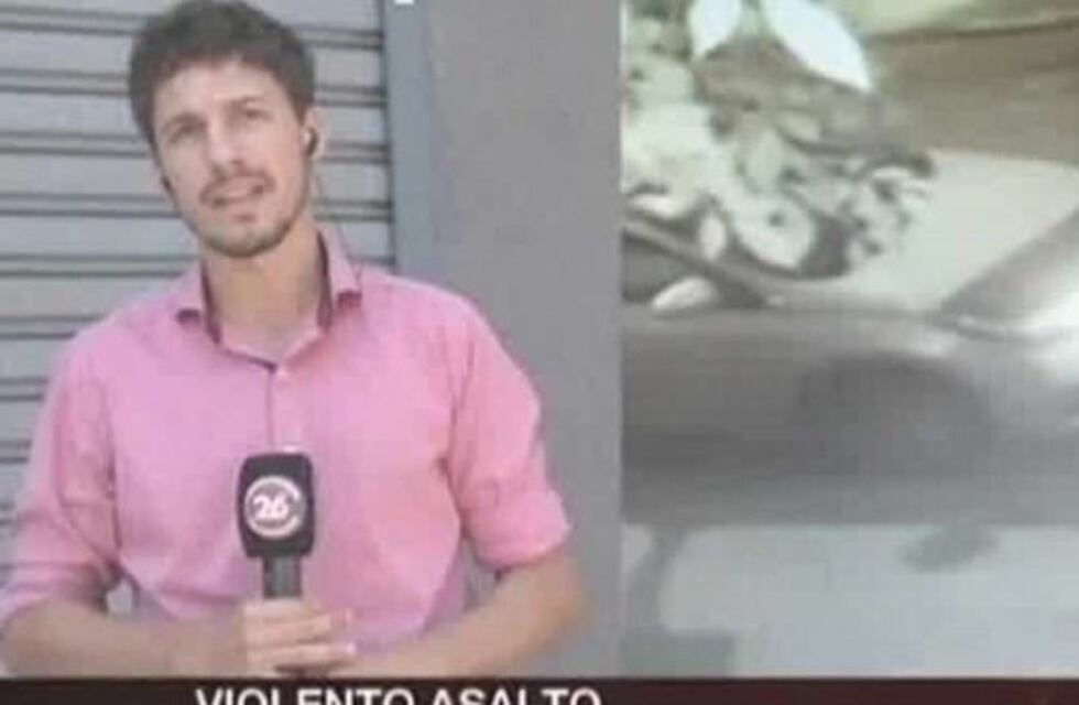 Así asaltaban al equipo periodístico de Canal 26