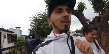 Mauro Albarracín, el youtuber del conurbano, estuvo en un \