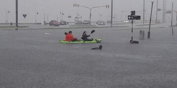 Temporal en Mar del Plata