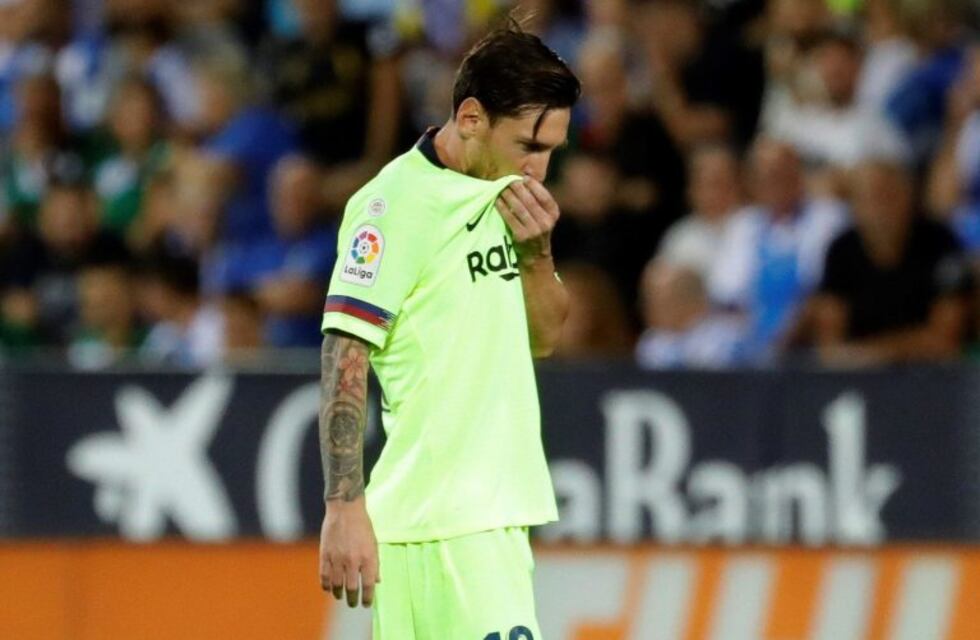 Messi cumplió 700 partidos en Barcelona en la derrota 2-1 ante Leganés