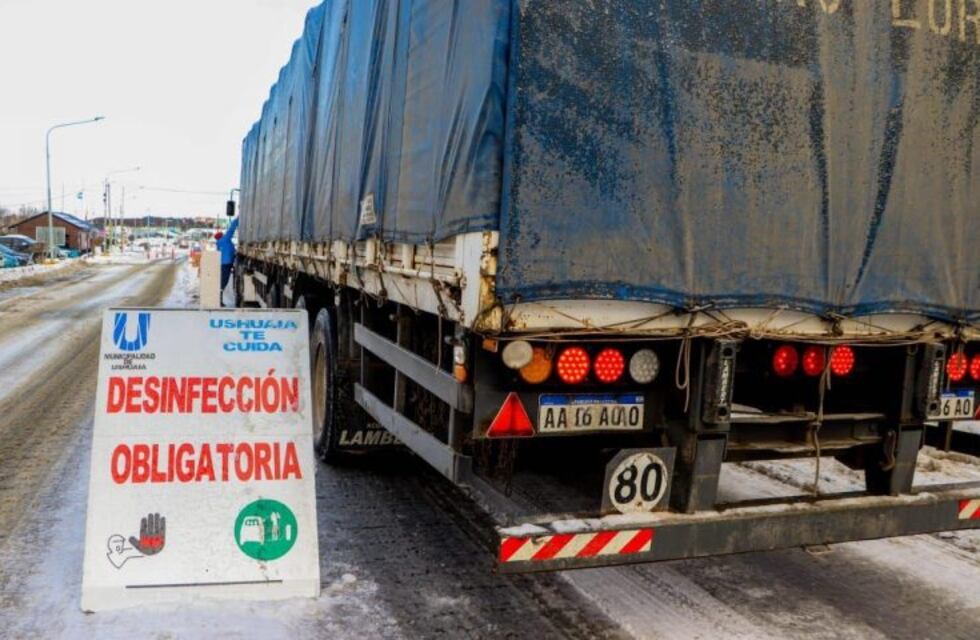 Ushuaia: se colocó posta sanitaria en la entrada de la ciudad