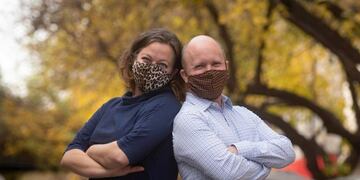 Lauren y BJ\u002E Foto: Los Andes