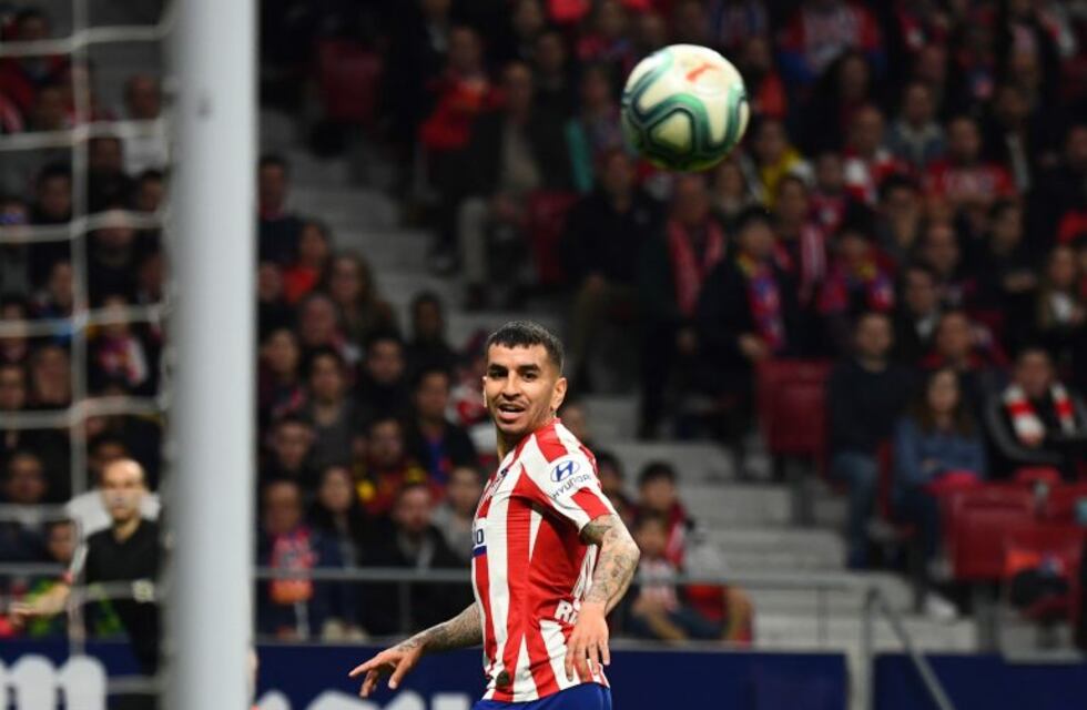El argentino Ángel Correa, uno de los dos futbolistas de Atlético de Madrid que tienen coronavirus