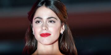 Argentinian singer and actress Martina Stoessel poses before the premiere of the movie u201cTini - La Nuova Vita Di Violettau201d (Tini - The New Life of Violetta), on april 29,2016 in Rome. / AFP / TIZIANA FABI roma italia Martina Stoessel actriz argentina pre