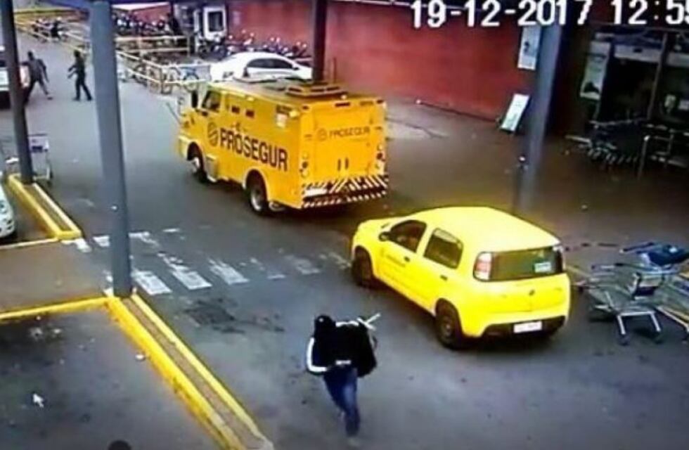 Impresionante golpe comando en Uruguay: robaron 240 mil dólares en 40 segundos