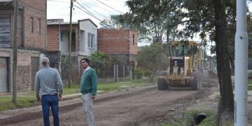 El intendente supervisó los trabajos del municipio\u002E (Prensa Municipio de Resistencia)