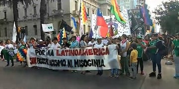 Marcha del 25N en Jujuy