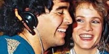 El romance de Diego Maradona y Lucía Galán