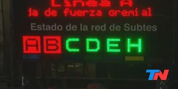 Paro en las líneas A y B\u002E