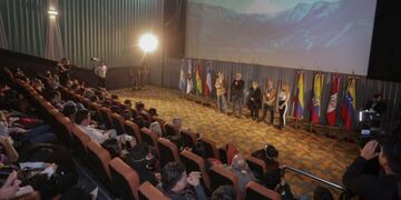 Acto de apertura de la 5ª edición del Festival Internacional de Cine de las Alturas en Jujuy