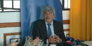 El fiscal General, Jorge Baclini, brindó detalles respecto de la investigación que compromete al ex fiscal Fernando Rodrigo\u002E (Prensa Fiscalía Regional 2°)