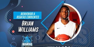 Brian Williams nuevo jugador de Regatas