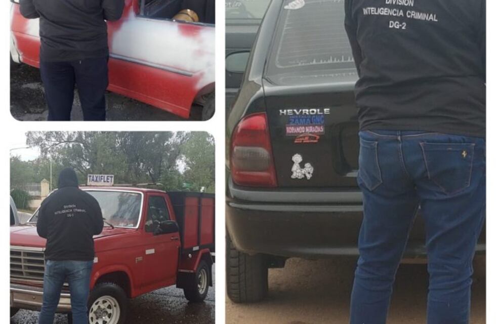 La policía incautó tres vehículos con pedido de secuestro