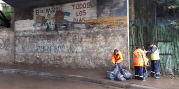 Eliminaron pegatinas políticas en Jujuy