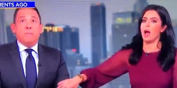 Sara Donchey y Juan Fernández conducían el noticiero vespertino de KCAL, la filial local de CBS, cuando los temblores empezaron\u002E