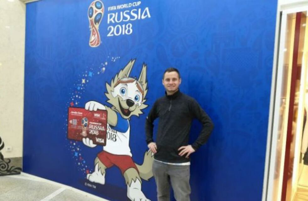 Un cordobés entre los 17 mil voluntarios del Mundial Rusia 2018