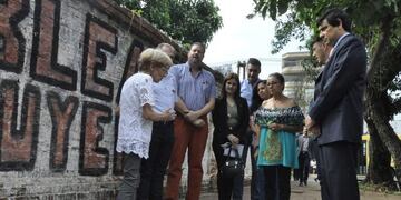 Trinchera de San José que pasaba por el costado del Hogar de Niñas Santa Teresita\u002E (Misiones Online)