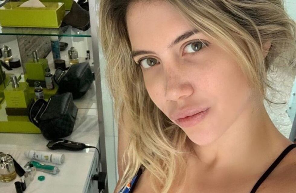 La sensual foto de Wanda Nara haciendo buceo