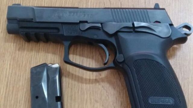 Armas secuestradas por la Policu00eda de Investigaciones (PDI) de Rosario en Pu00e9rez Bulnes al 7200.