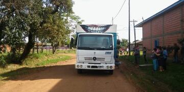 El camión que atropelló a una mujer y su bebé en Posadas\u002E (MisionesOnline)