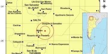 Temblor en Salta