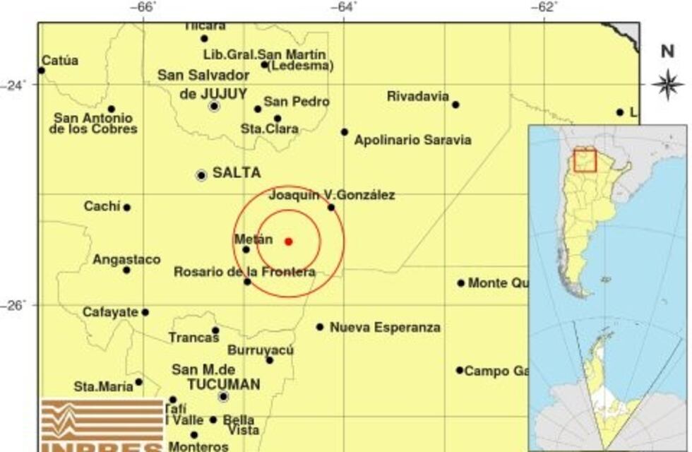 En 24 horas seis temblores sacudieron Salta