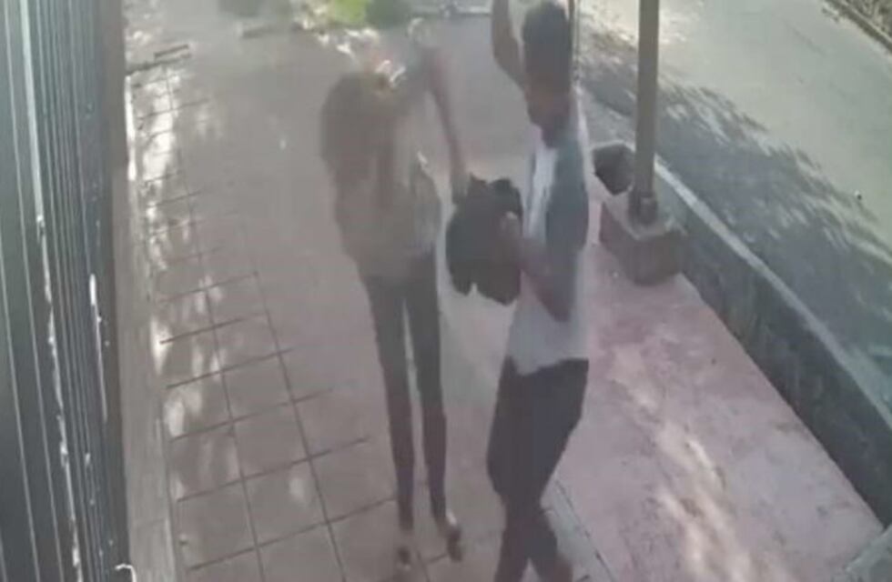 Un hombre golpeó brutalmente a una mujer para robarle la cartera