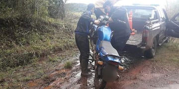 Recuperaron una motocicleta robada en Aristóbulo del Valle