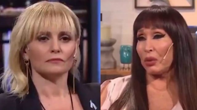Romina Manguel vs\u002E Moria Casán\u002E (Captura de TV)