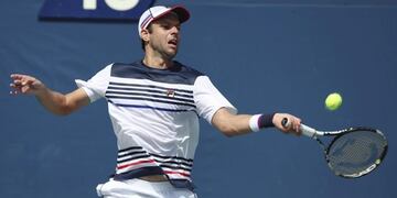 TSD07 NUEVA YORK (ESTADOS UNIDOS), 28/08/2017\u002E- El tenista argentino Horacio Zeballo   durante su partido de la primera jornada del Abierto de Estados Unidos, en el Centro de Tenis de Flushing Meadows, Nueva York, Estados Unidos, hoy, 28 de agosto de 2017\u002E EFE/Justin Lane Flushing Meadows nueva york eeuu Horacio Zeballos campeonato torneo abierto de estados unidos 2017 tenis partido tenista argentino