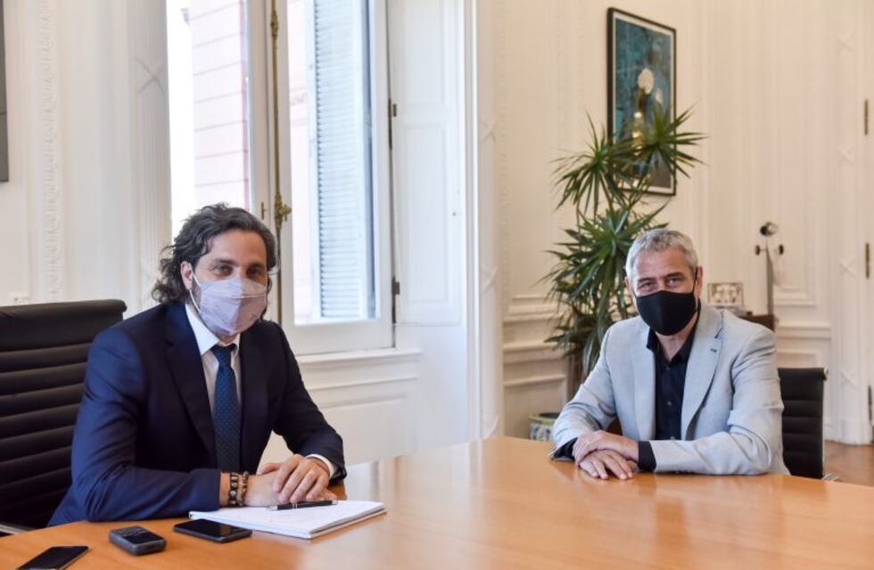 Jorge Ferraresi se reunió con Santiago Cafiero en la Casa Rosada
