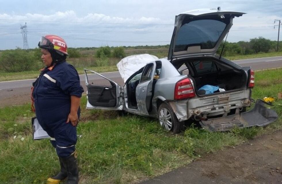 Un hombre oriundo de Gualeguaychú protagonizó un vuelco en la ruta 12