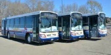 La Calera: actuales unidades de transporte de la Cooperativa La Calera