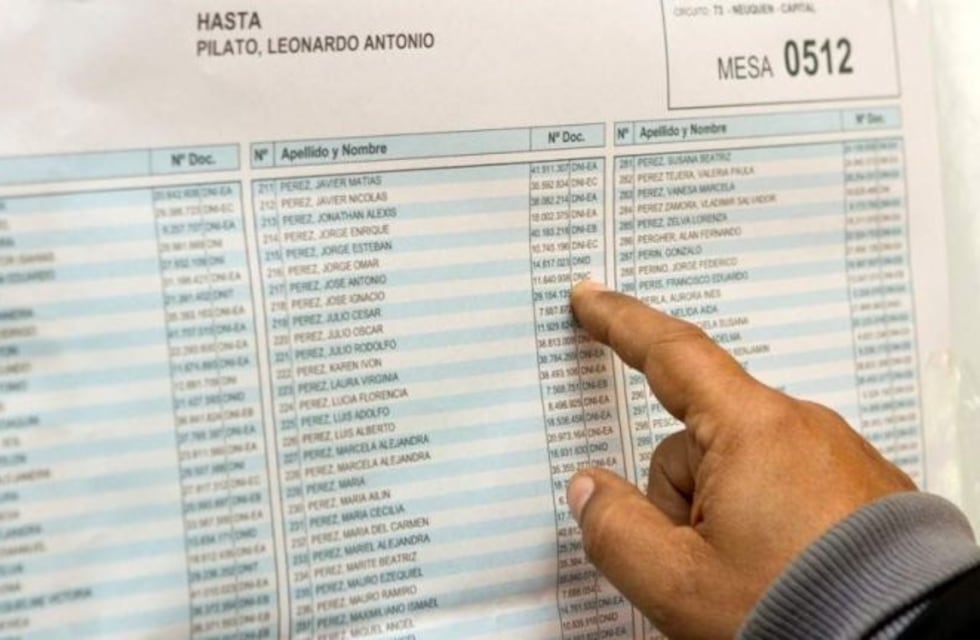 Elecciones nacionales: consultá donde votas