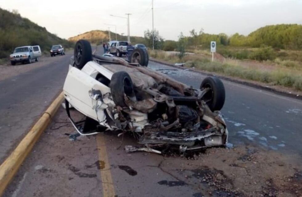 Fuerte accidente dejó varios heridos en Luján de Cuyo