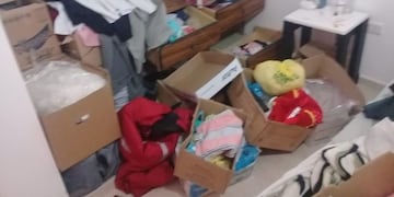 Revuelta\u002E Así quedó la casa de la mujer que fue desvalijada por delincuentes\u002E