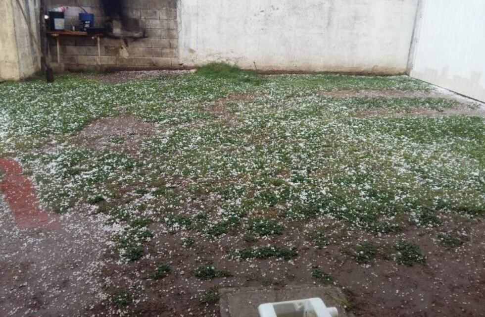 Cayó piedra en seco en la localidad de Sampacho