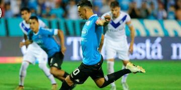 El penal pateado por Suárez que fue gol de Belgrano\u002E
