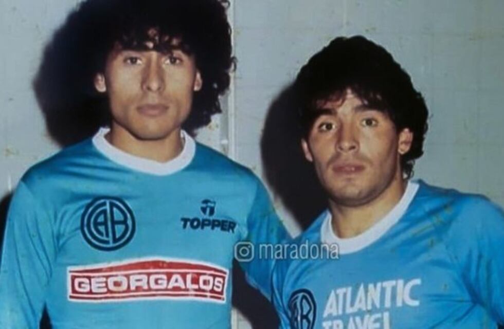 Diego Maradona recordó el día que vistió la camiseta de Belgrano para un amistoso
