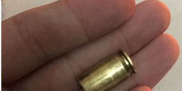 El hijo del periodista aportó una vaina calibre \u002E45 que él mismo recogió del lugar del hecho\u002E (Twitter)