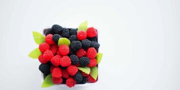 Sopa de frutos rojos