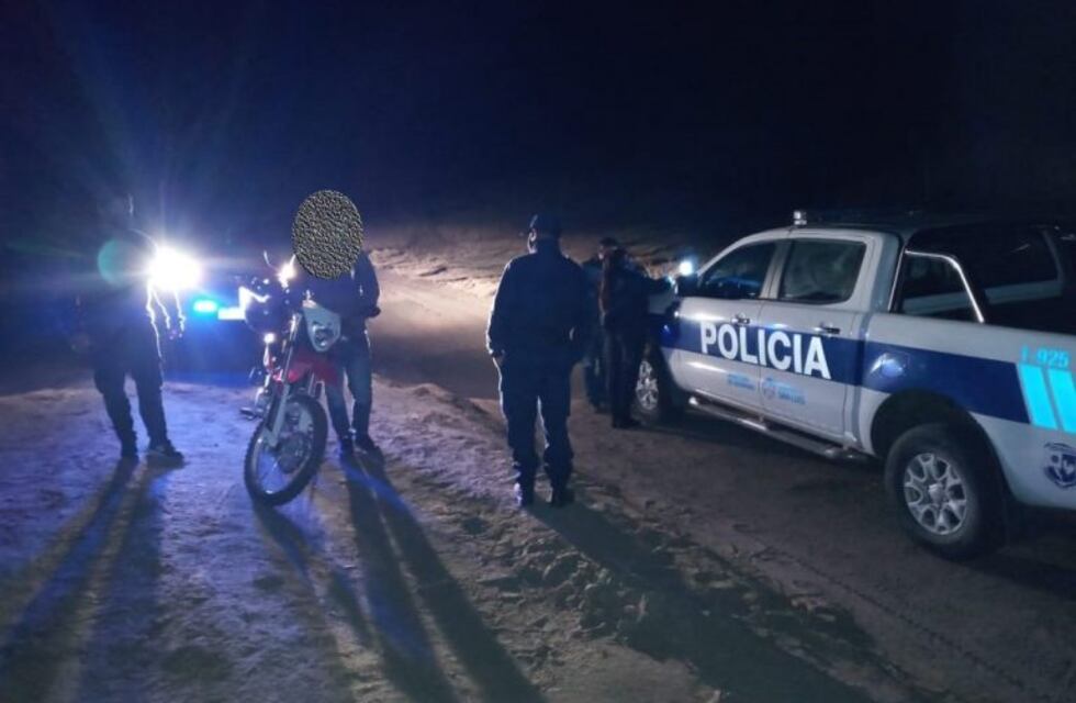 Demoraron a un motociclista que ingresó a San Luis por un camino ilegal